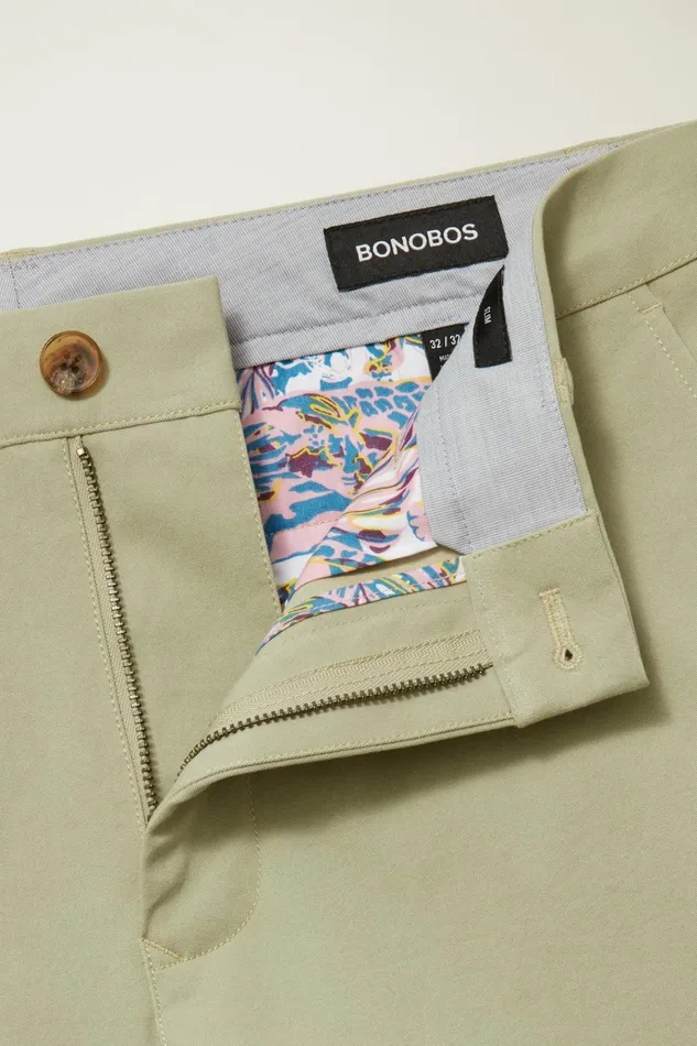 Men Seasonal Pants Bonobos The Chino 20 Elm Green