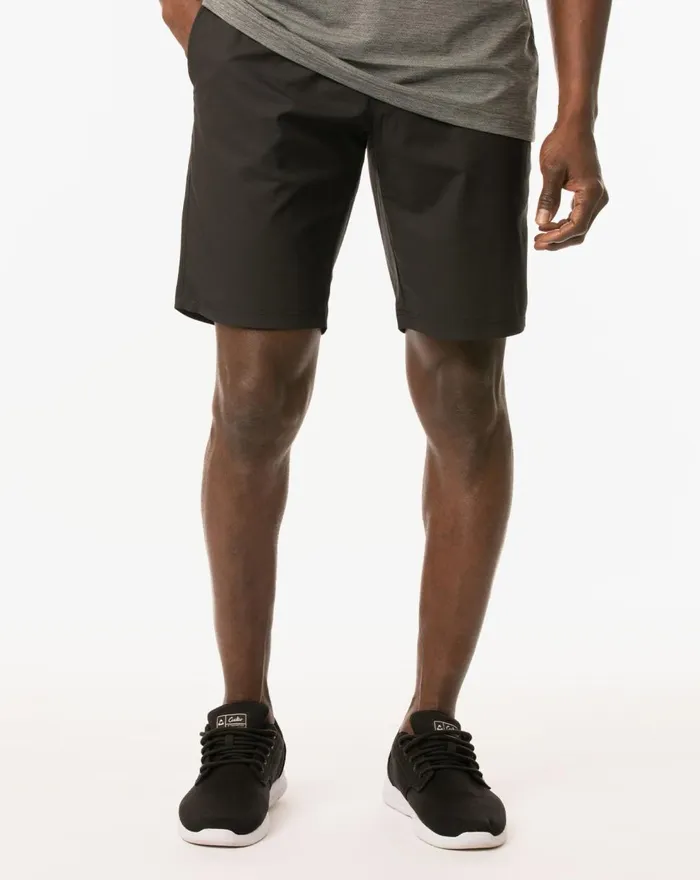 Men Shorts TravisMathew BOARDING TIME 20 ACTIVE SHORT Black