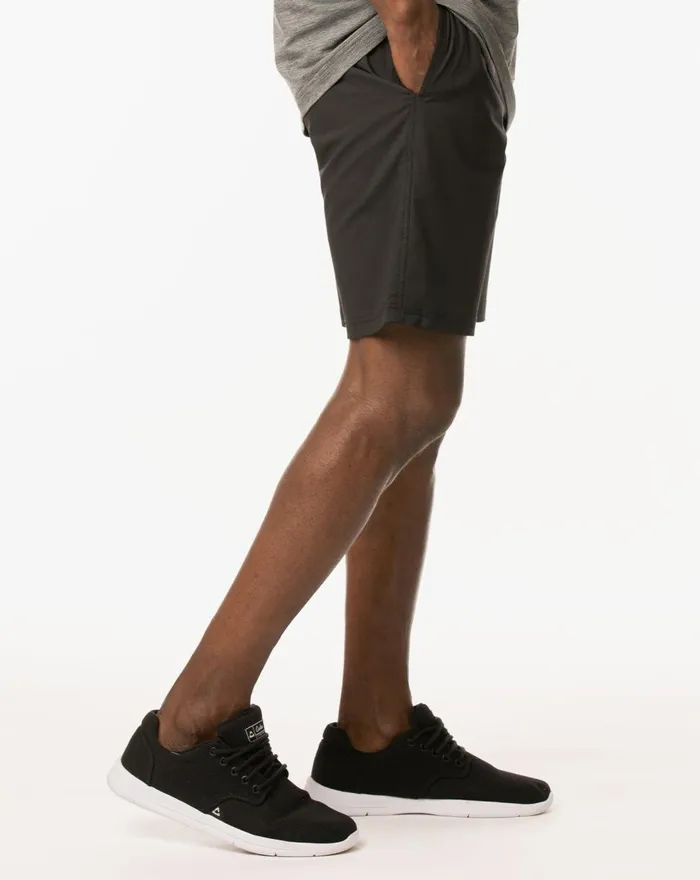 Men Shorts TravisMathew BOARDING TIME 20 ACTIVE SHORT Black