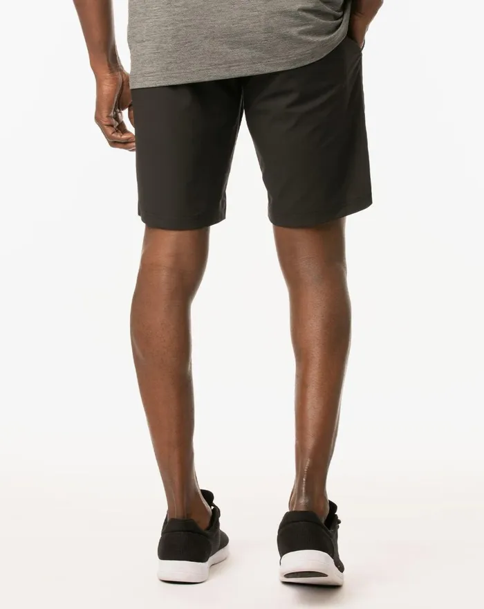 Men Shorts TravisMathew BOARDING TIME 20 ACTIVE SHORT Black