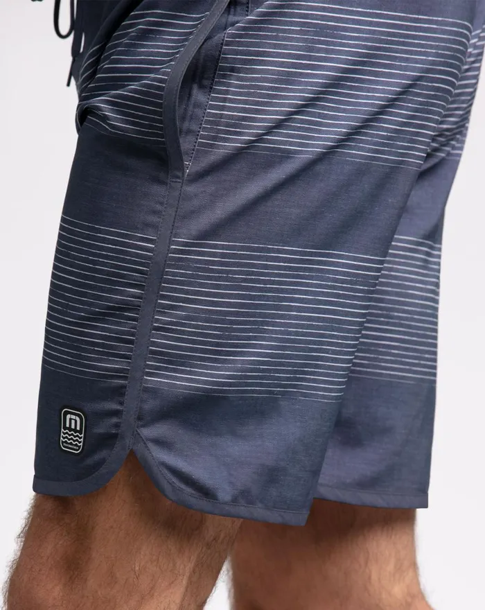 Men Shorts TravisMathew CHECK MATE Heather Navy