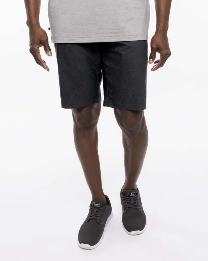 Men Shorts TravisMathew NIGHT CAT SHORT Black