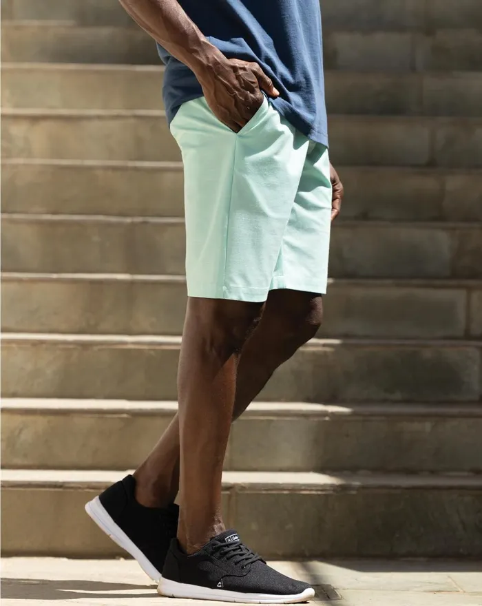 Men Shorts TravisMathew ON A BOAT SHORT Heather Neptune Gree