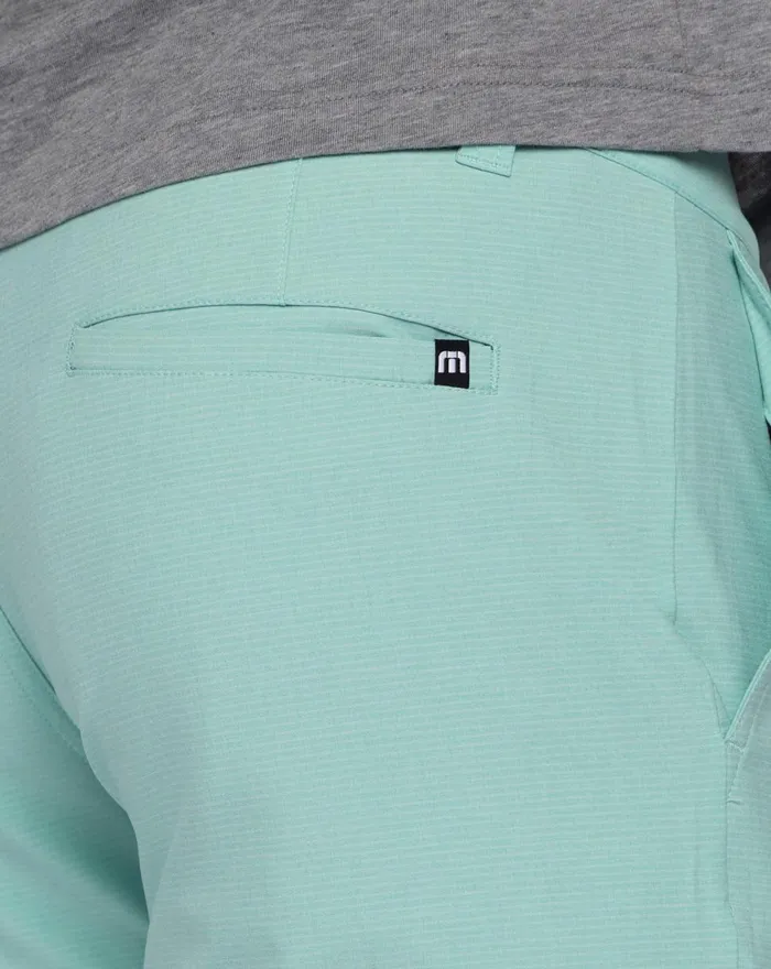 Men Shorts TravisMathew SAND HARBOR SHORT Heather Turquoise