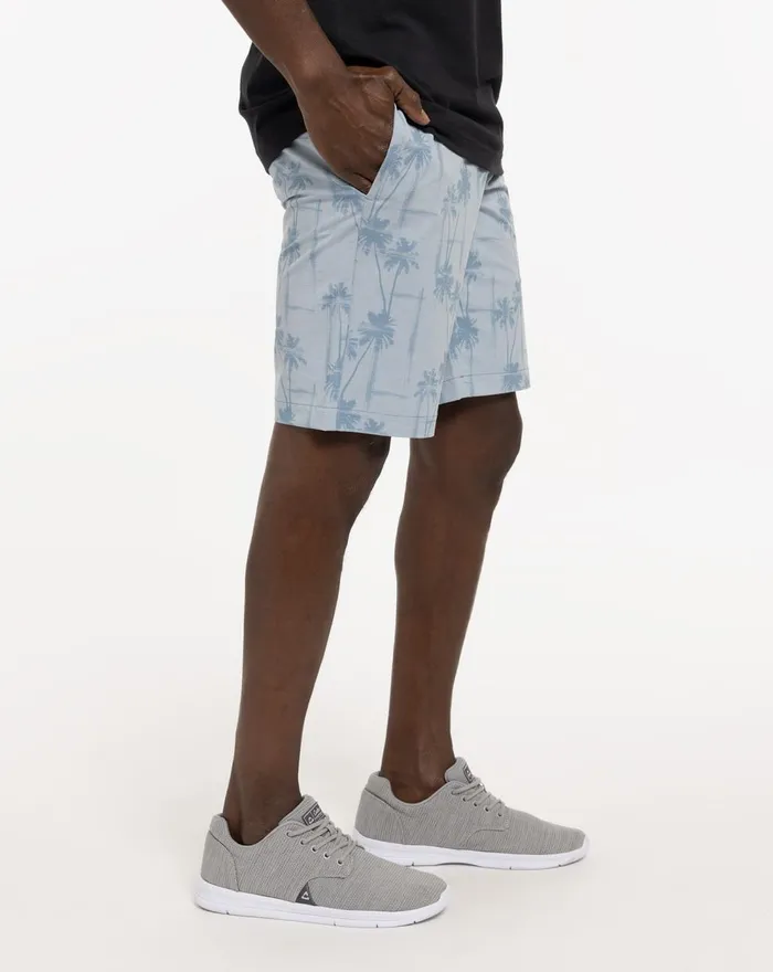 Men Shorts TravisMathew SMOOTH TALKER SHORT Heather Faded Denim