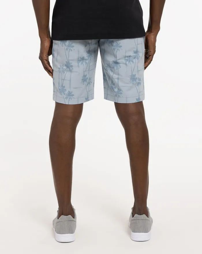 Men Shorts TravisMathew SMOOTH TALKER SHORT Heather Faded Denim