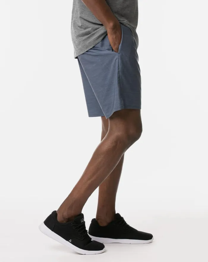 Men Shorts TravisMathew ZIPLINE ACTIVE SHORT Blue Nights