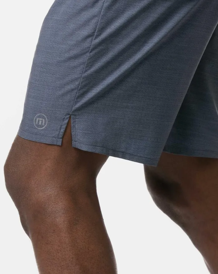 Men Shorts TravisMathew ZIPLINE ACTIVE SHORT Blue Nights