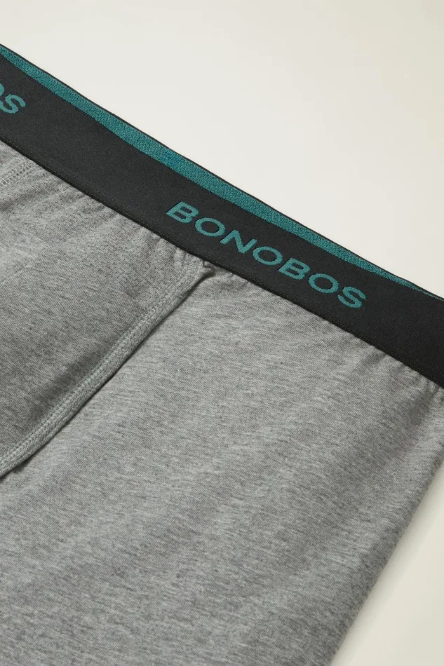 Men Socks and Underwear Bonobos Supersoft Underwear Grey Heather
