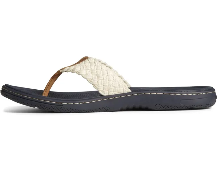 Men Sperry X Brooks Brothers Baitfish Flip Flop White Sperry Sandals Men Sperry X Brooks Brothers Baitfish Flip Flop White Sperry Sandals