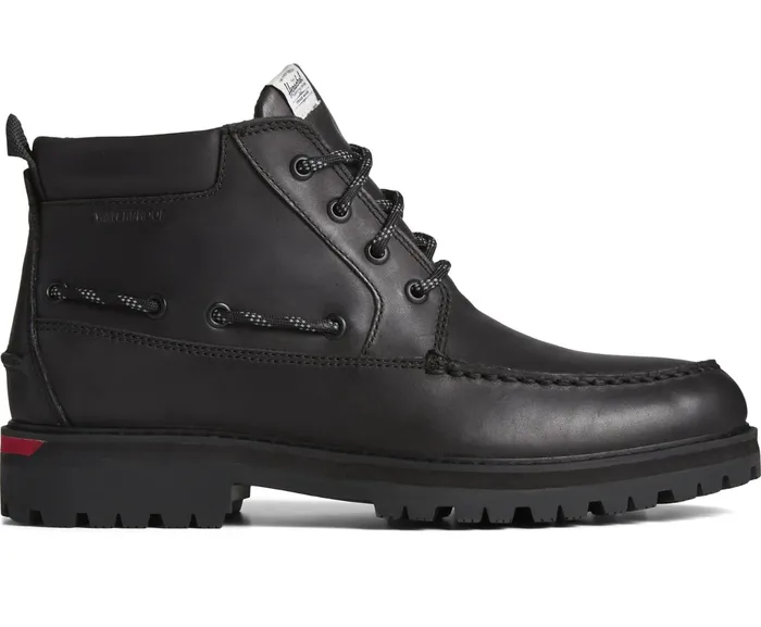 Men Sperry X Herschel Authentic Original Lug Chukka Black Sperry Boots