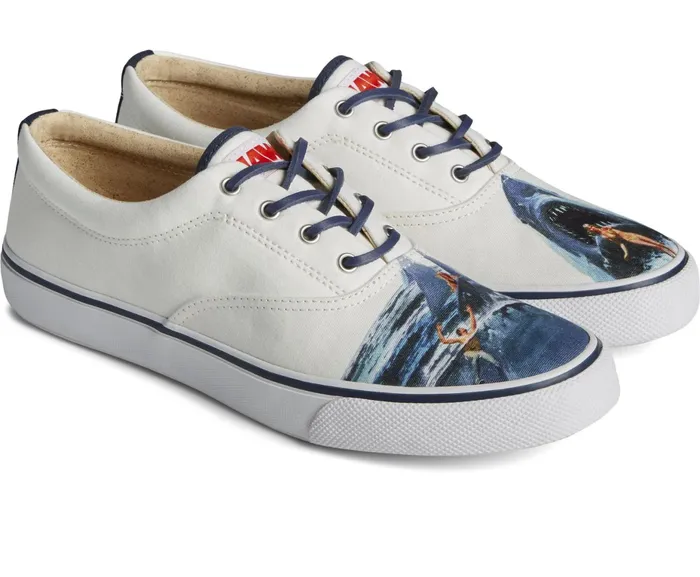 Men Sperry X JAWS Striper II CVO Sneaker White Sperry Sneakers Men Sperry X JAWS Striper II CVO Sneaker White Sperry Sneakers