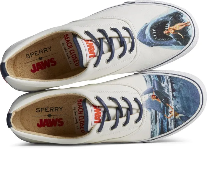Men Sperry X JAWS Striper II CVO Sneaker White Sperry Sneakers Men Sperry X JAWS Striper II CVO Sneaker White Sperry Sneakers