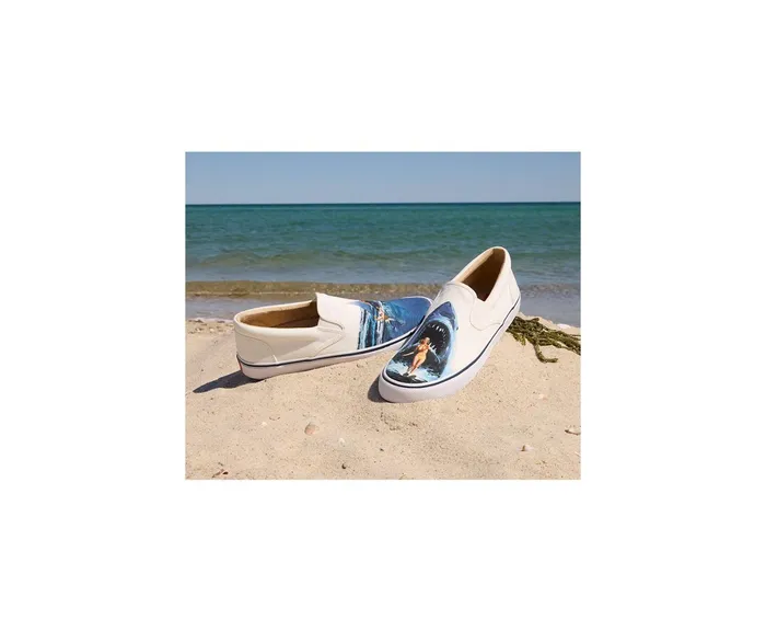 Men Sperry X JAWS Striper II Slip On Sneaker White Sperry Sneakers Men Sperry X JAWS Striper II Slip On Sneaker White Sperry Sneakers