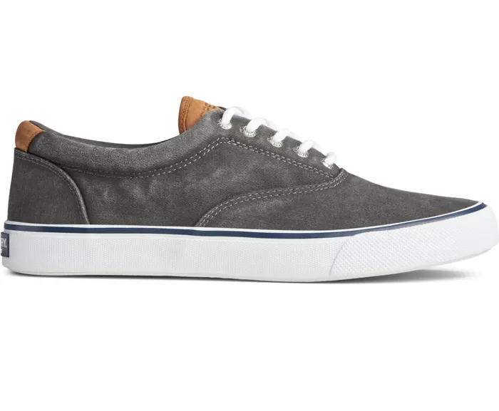 Men Striper II CVO Sneaker Salt Washed Black Sperry Sneakers