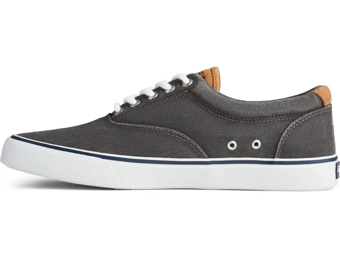 Men Striper II CVO Sneaker Salt Washed Black Sperry Sneakers Men Striper II CVO Sneaker Salt Washed Black Sperry Sneakers