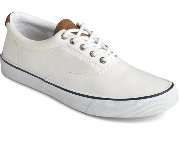 Men Striper II CVO Sneaker Salt Washed White Sperry Sneakers Men Striper II CVO Sneaker Salt Washed White Sperry Sneakers