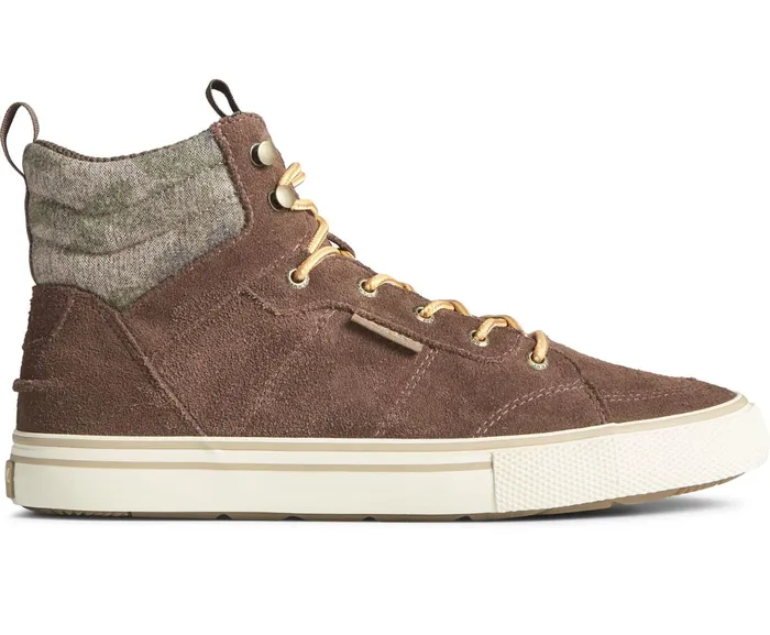 Men Striper Storm Hiker Waterproof Sneaker Boot BrownCamo Sperry Boots