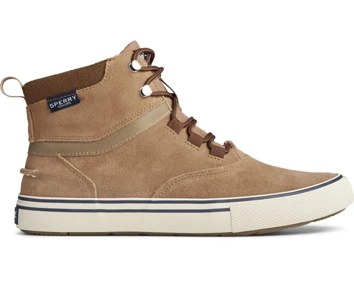 Men Striper Storm Sneaker Boot Tan Suede Sperry Boots