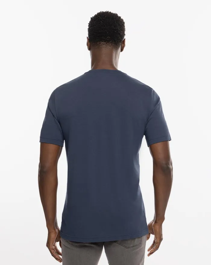 Men Tees TravisMathew CART RACE TEE Mood Indigo
