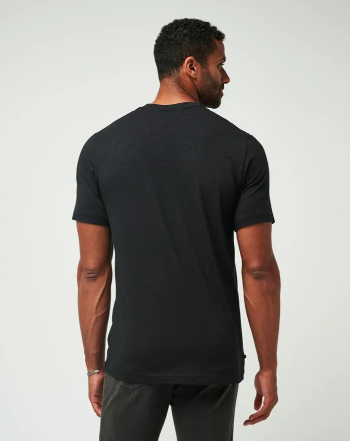 Men Tees TravisMathew CLOUD TEE Black