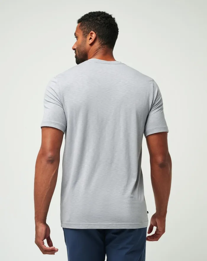 Men Tees TravisMathew CLOUD TEE Sleet