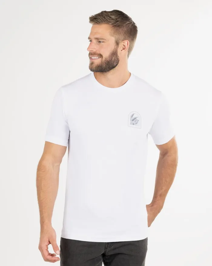 Men Tees TravisMathew DJ BOOTH TEE White
