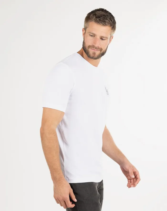 Men Tees TravisMathew DJ BOOTH TEE White
