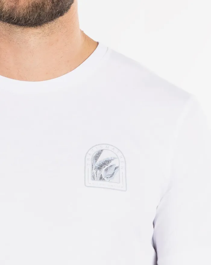Men Tees TravisMathew DJ BOOTH TEE White