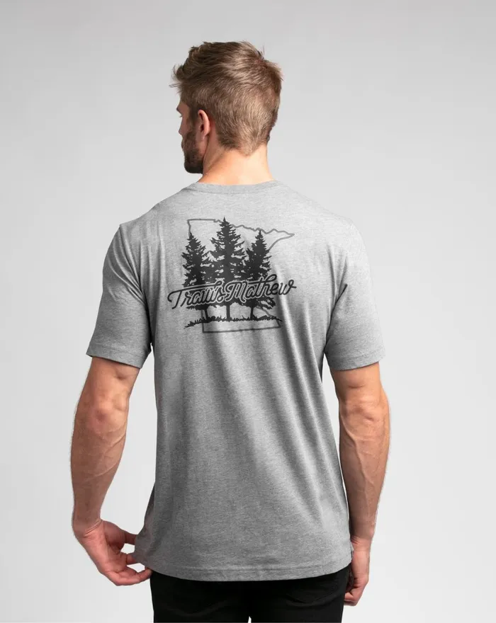 Men Tees TravisMathew DONTCHA KNOW TEE Heather Grey