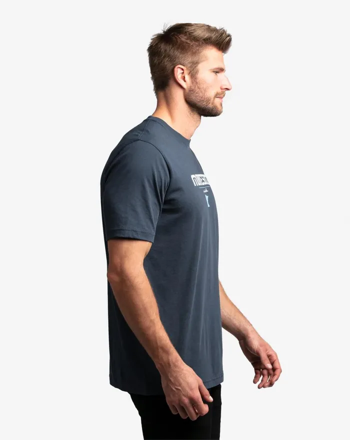 Men Tees TravisMathew HONEY CRISP TEE Mood Indigo