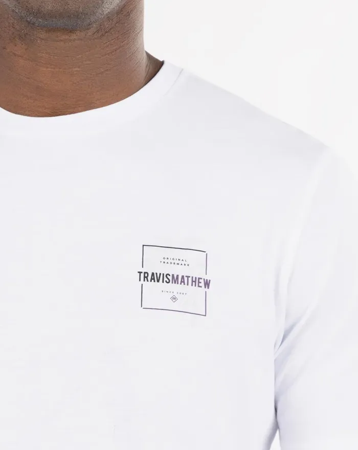 Men Tees TravisMathew NORDIC TEE White