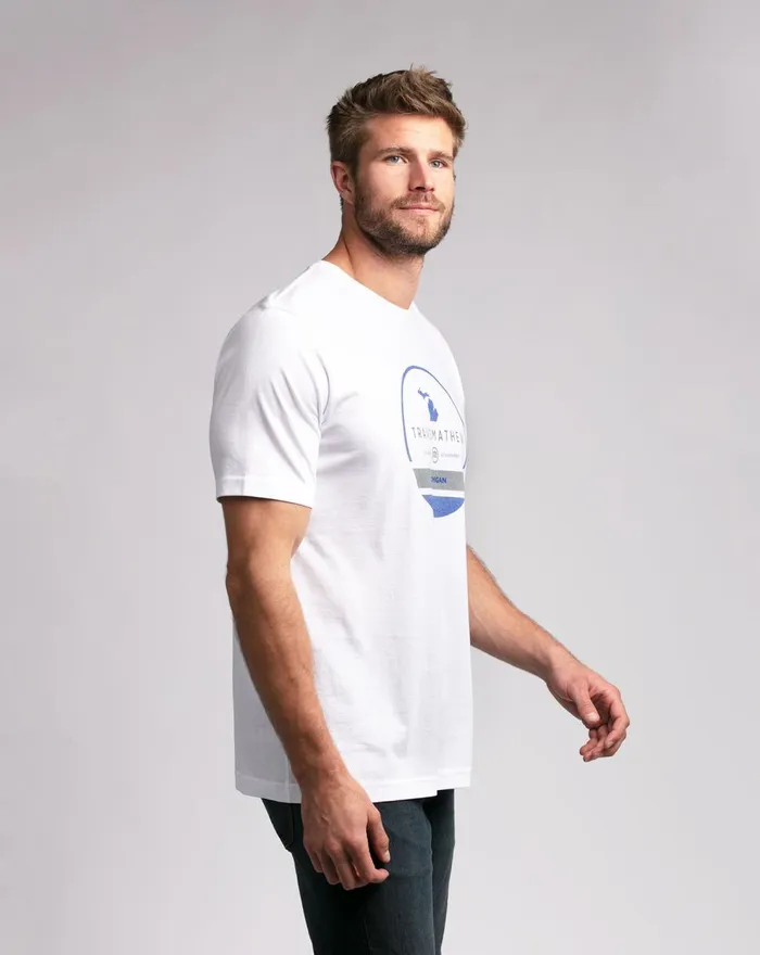 Men Tees TravisMathew NUGENT TEE White
