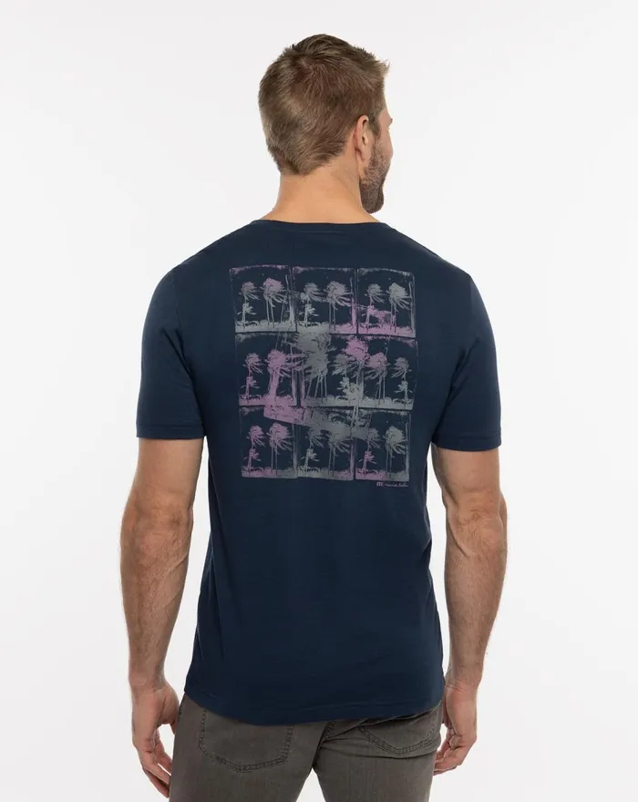 Men Tees TravisMathew PADDLEBOARD TEE Total Eclipse Men Tees TravisMathew PADDLEBOARD TEE Total Eclipse