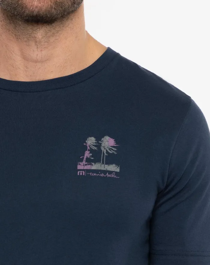 Men Tees TravisMathew PADDLEBOARD TEE Total Eclipse Men Tees TravisMathew PADDLEBOARD TEE Total Eclipse