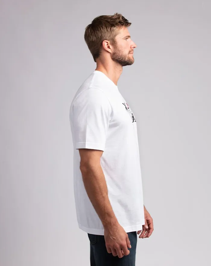Men Tees TravisMathew PIPELINE DREAMS TEE White