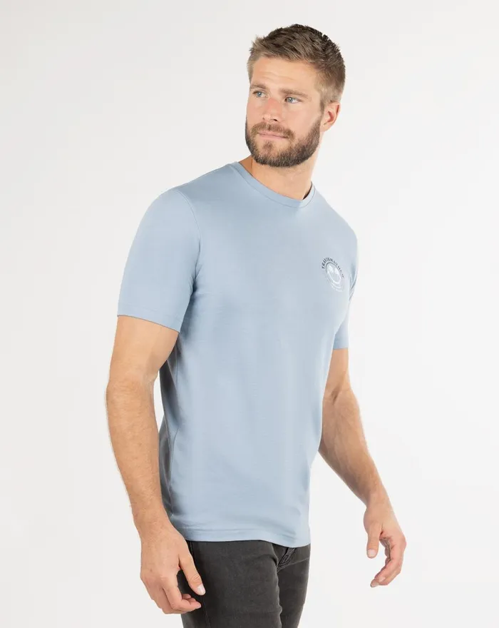 Men Tees TravisMathew PLAY DATE TEE Faded Denim