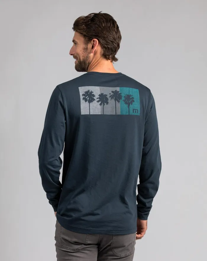 Men Tees TravisMathew SAND CASTLE Blue Nights