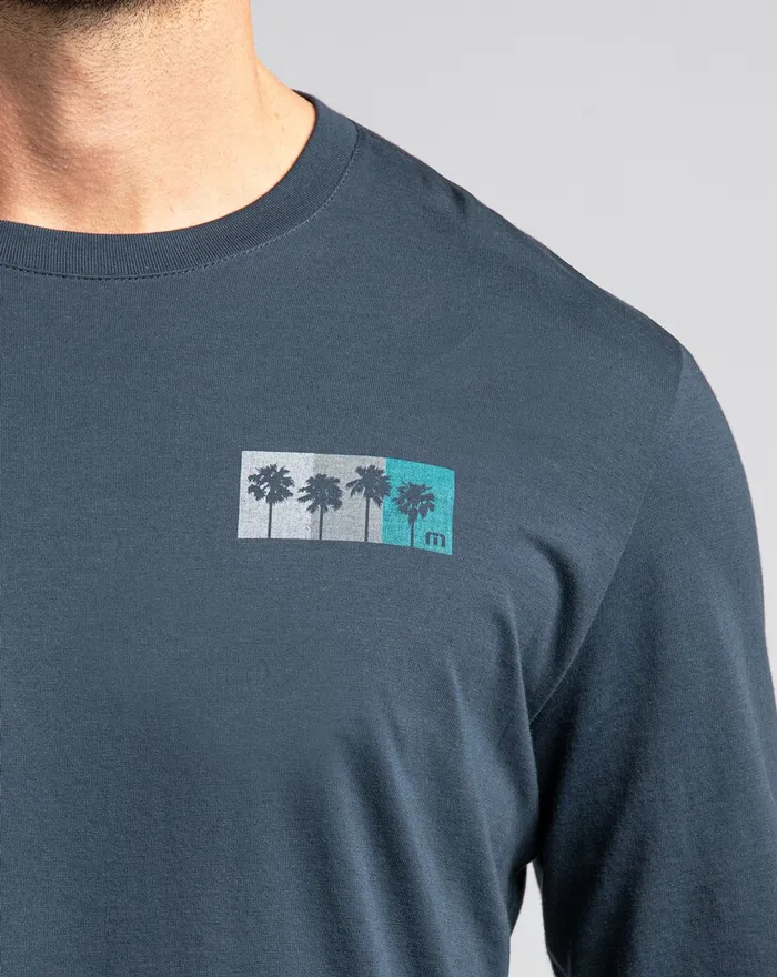 Men Tees TravisMathew SAND CASTLE Blue Nights