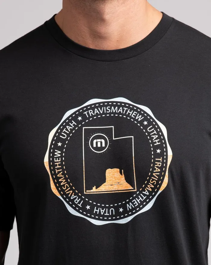 Men Tees TravisMathew SEGO LILY TEE Black