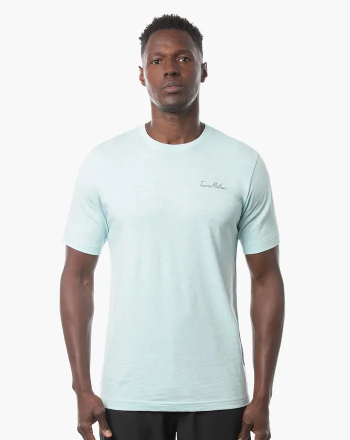 Men Tees TravisMathew SHOT GLASS TEE Heather Petit Four