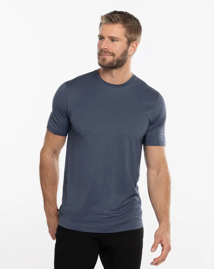 Men Tees TravisMathew THE CREW TEE Vintage Indigoblack
