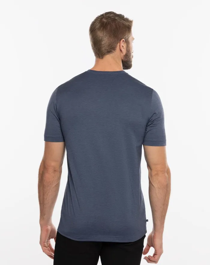 Men Tees TravisMathew THE CREW TEE Vintage Indigoblack