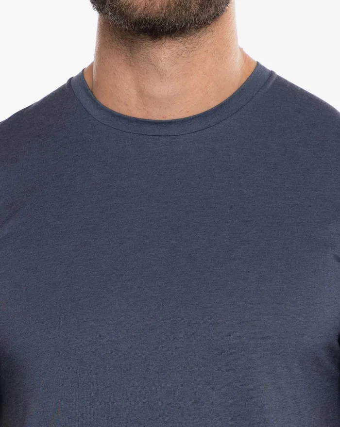 Men Tees TravisMathew THE CREW TEE Vintage Indigoblack
