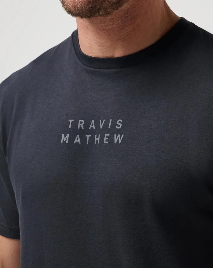 Men Tees TravisMathew TM SCOOP TEE Black