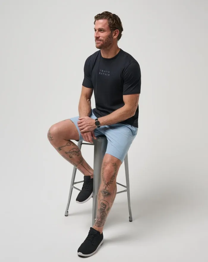 Men Tees TravisMathew TM SCOOP TEE Black