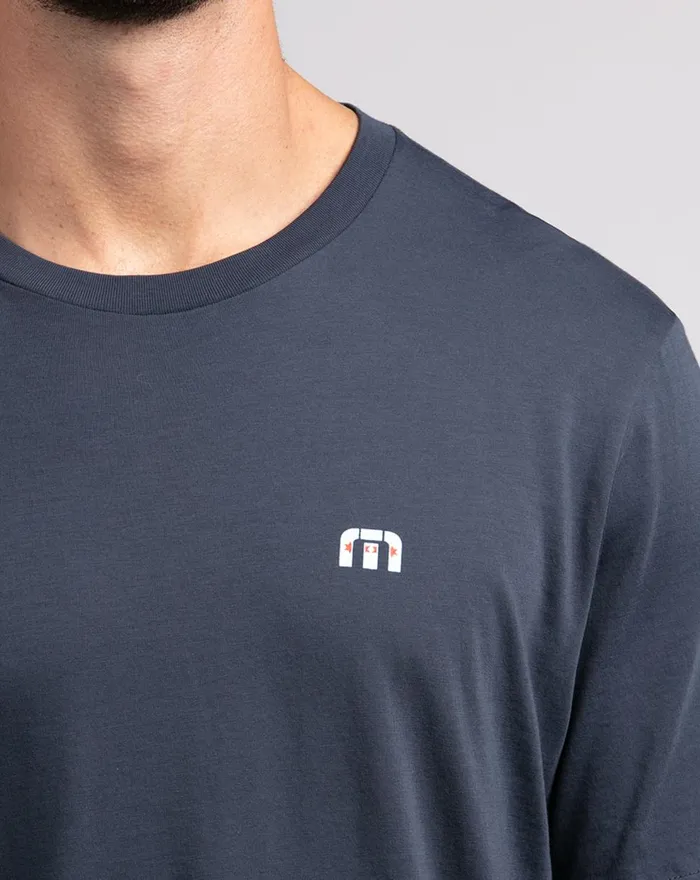 Men Tees TravisMathew WIN AT WRIGLEY TEE Mood Indigo
