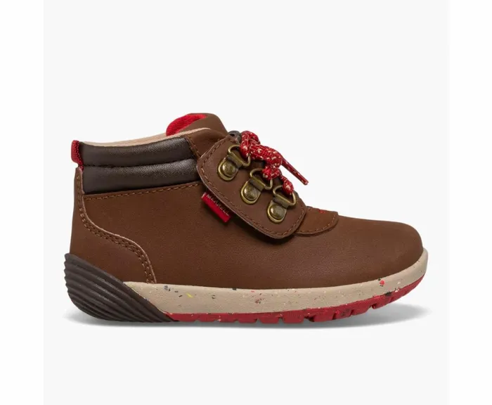 MERRELL Boots Kids Bare Steps Boot 20 Brown Suede