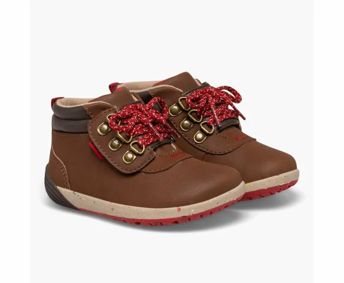 MERRELL Boots Kids Bare Steps Boot 20 Brown Suede MERRELL Boots Kids Bare Steps Boot 20 Brown Suede