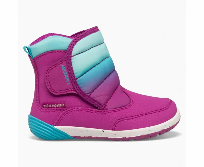 MERRELL Boots Kids Bare Steps Puffer Boot Berryturquoise